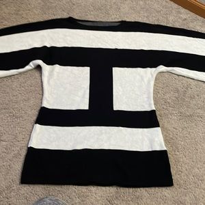 Cyrus striped sweater with 3/4 sleeves